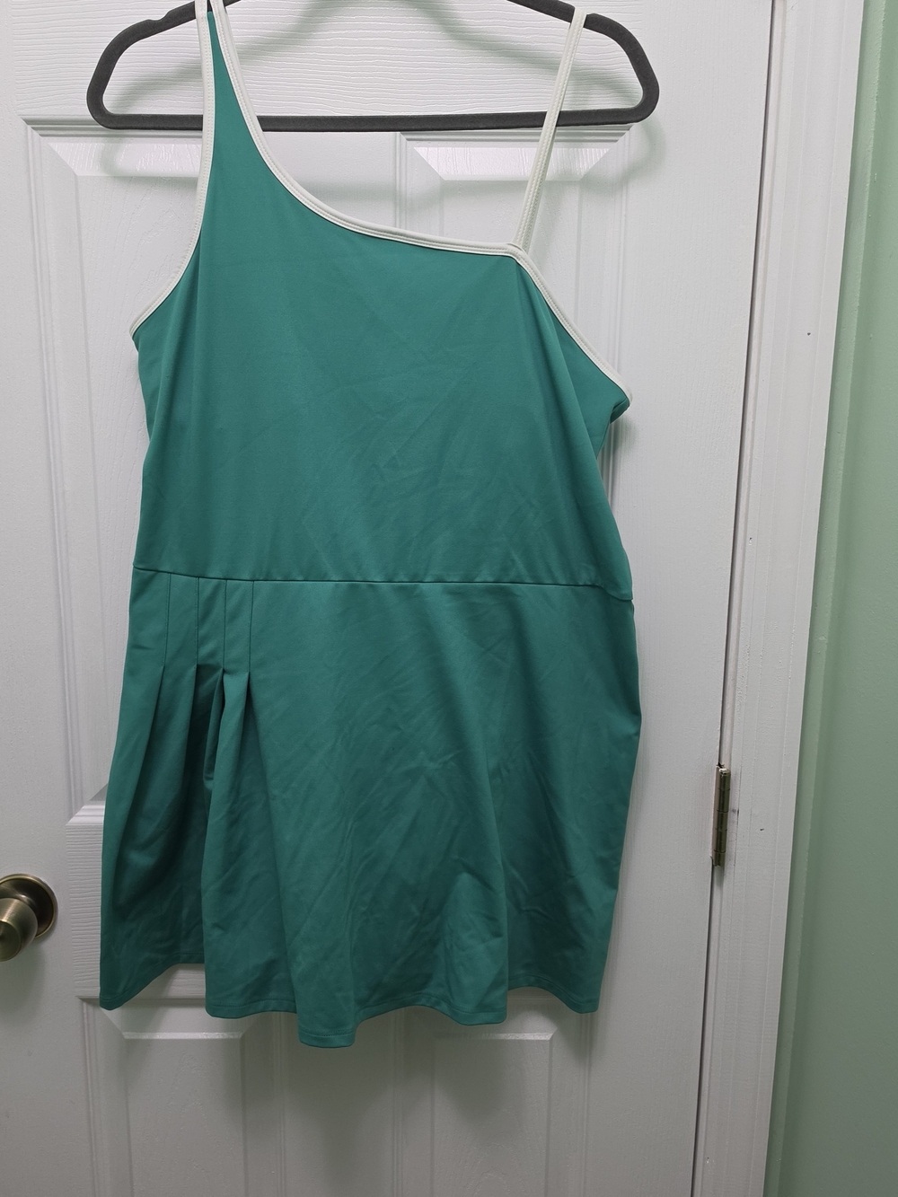All in Motion Women’s Green Tennis Skort Dress 2XL Pull-On Pockets Stretch